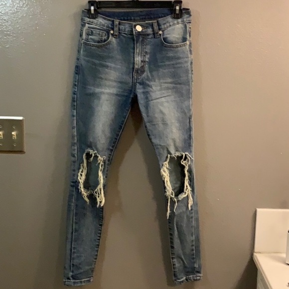 UNIF peach pit skinny jeans - Picture 3 of 5